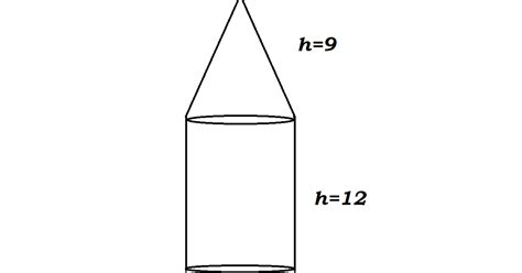 What is the name of this geometric shape - A Cylinder with a Cone Atop?