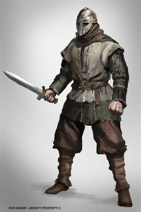 Guillaume Menuel - For Honor character concepts