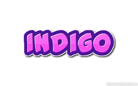 Indigo Logo | Free Name Design Tool from Flaming Text