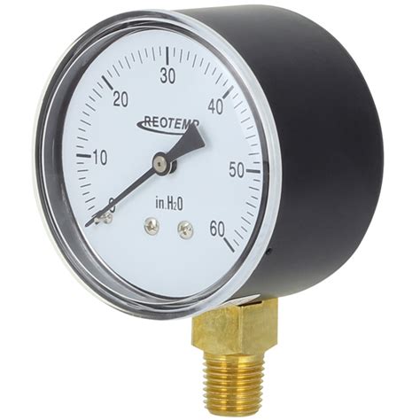 General Purpose Low Pressure Gauge (PC25N2) – Reotemp Instruments