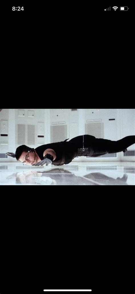 During the vault scene in Mission Impossible (1996), Tom Cruise kept ...