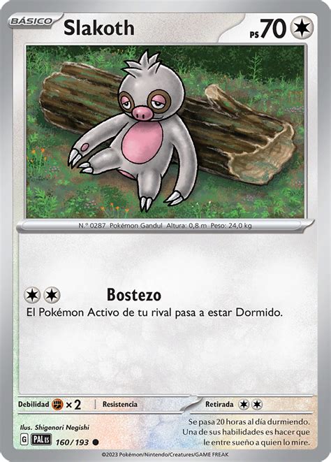 Slakoth (Evoluciones en Paldea TCG) - WikiDex, la enciclopedia Pokémon