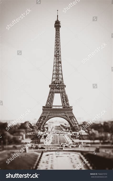 Eiffel Tower Paris France Old Photo Stock Photo 766657372 | Shutterstock