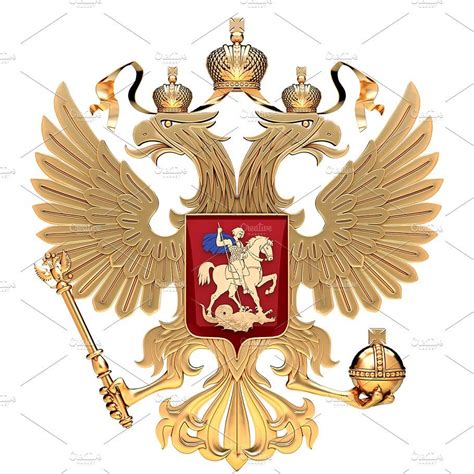 Coat of arms of Russia with eagle | Coat of arms, Russia, Russian coat