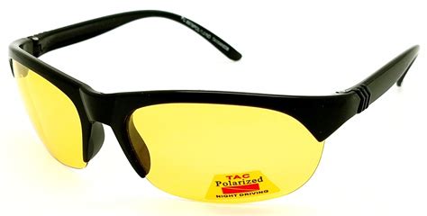 FOCUS ANTI-GLARE Night Driving Glasses Polarized Yellow Lens Reduces G - TheMensStore.net