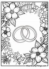 Personalized Wedding Coloring Pages sketch template
