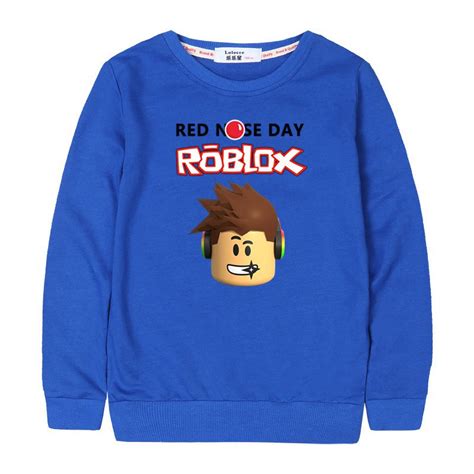 เสื้อสเวตเตอร์เด็กผู้ชาย Roblox boy sweater thin cotton fashion kids clothes | Shopee Thailand