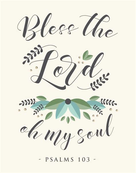 Bless the Lord oh my soul – Psalm 103 – Seeds of Faith