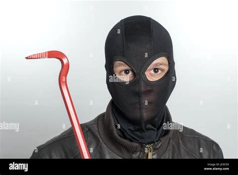 burglar with balaclava Stock Photo - Alamy