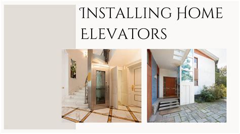 Installing Home Elevators by Halifax Elevators - Issuu