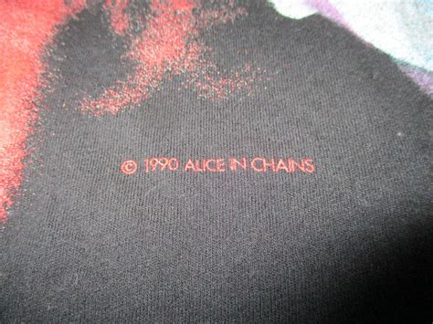 1990 Alice in Chains Facelift Tour Double Sided Vtg. … - Gem