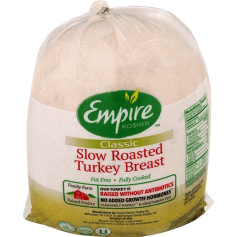 Empire Kosher Turkey Breast, Slow Roasted, Classic | Shop | Foodtown