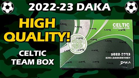 2022-23 Daka Celtic Team Set Soccer Box Review - YouTube