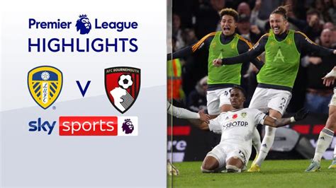 Leeds 4-3 Bournemouth | Premier League highlights | Football News | Sky ...