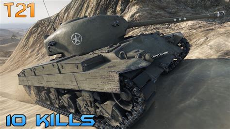 World of Tanks T21 | 5.325 DMG | 2.220 EXP | 10 kills - Sand River ...