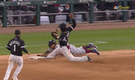 Video: This close play in 9th inning helped Carlos Rodon keep his no-hitter