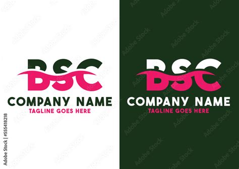 Letter BSC logo design template, BSC logo Stock Vector | Adobe Stock