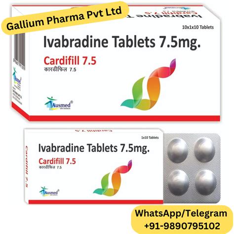 Ivabradine Tablets IP, 5 mg at Rs 368/stripe in Nagpur | ID: 2850831465997