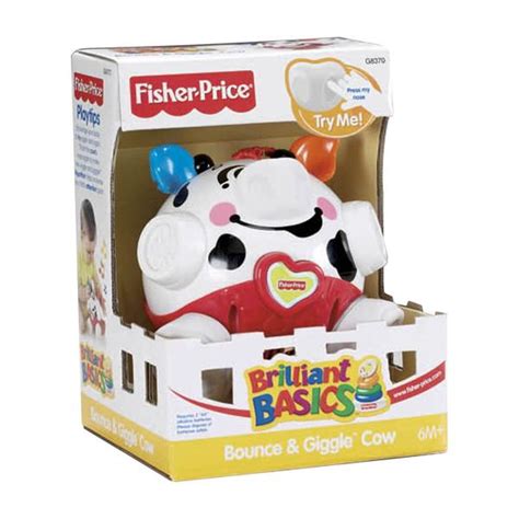 Brilliant Basics by Fisher-Price Bounce & Giggle - Cow - Baby - Baby Gear - Baby Toys