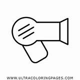 Blow Dryer Coloring Pages For Kids  Free To sketch template