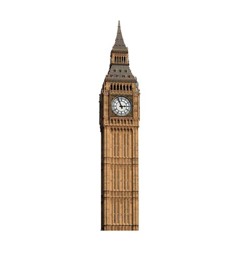 Advanced Graphics Big Ben Clock Tower Life Size Cardboard Cutout ...