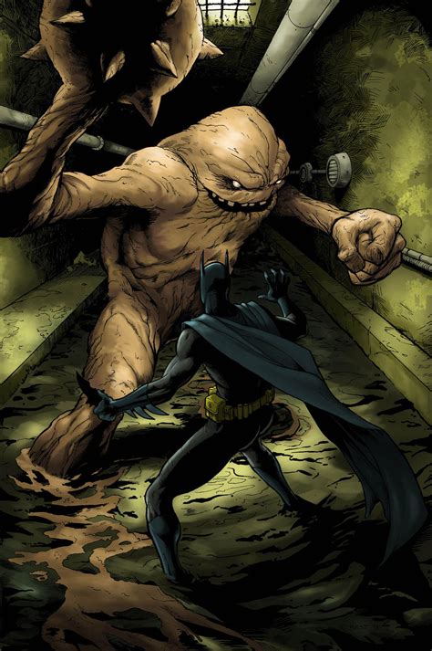 Batman vs Clayface colors by BESTrrr on DeviantArt