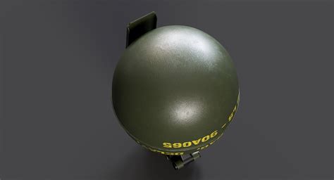 Tmc m67 frag grenade model - TurboSquid 1392422