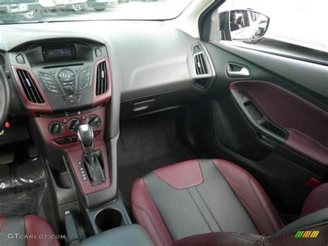 Tuscany Red Leather Interior 2012 Ford Focus SE Sport Sedan Photo ...