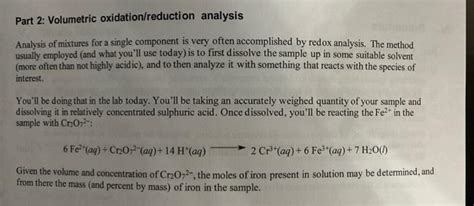 Solved Determine the:-moles of Fe-Mass of Fe-% mass by Fe in | Chegg.com