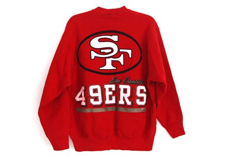 Vintage 49ers Sweatshirt L - Etsy | 49ers sweatshirt, Sweatshirts, Mens ...