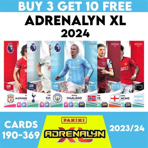 PANINI ADRENALYN XL Premier League 2024 2023-2024 - Carte Base #190 ...