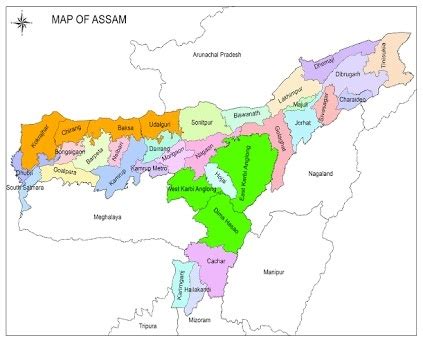 Charaideo District Map