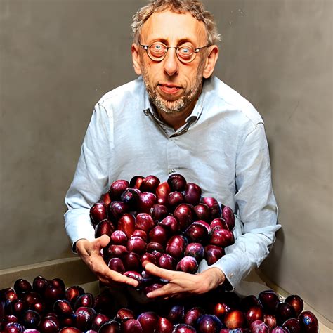 Michael Rosen's plum hoarding gets out of hand : r/weirddalle