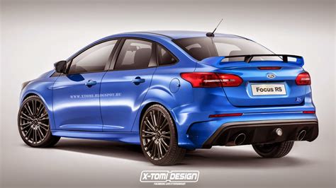 2016 Ford Focus RS Sedan Digitally Imagined - autoevolution