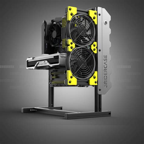 Open Air PC Test Bench ATX Aluminium Chassis Game Vertical Frame ...