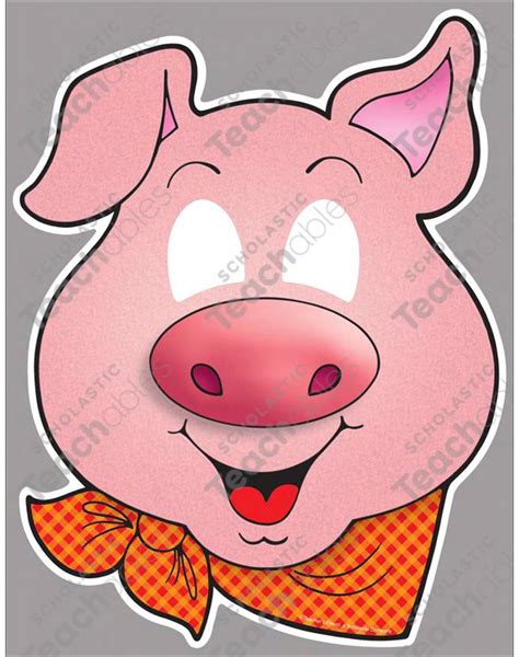 Three Little Pigs: Classroom Play Masks | Little pigs, Pig crafts ...