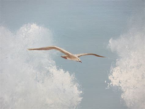 Seagull Oil Painting at 1stDibs