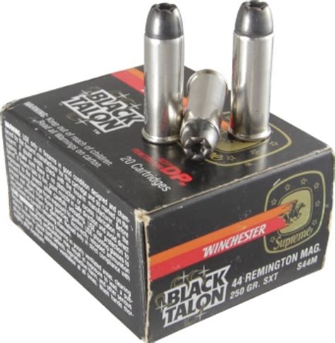 COLLECTIBLE - Black Talon 44 Remington Mag 250 Gr. SXT Ammo S44M - 20 ...