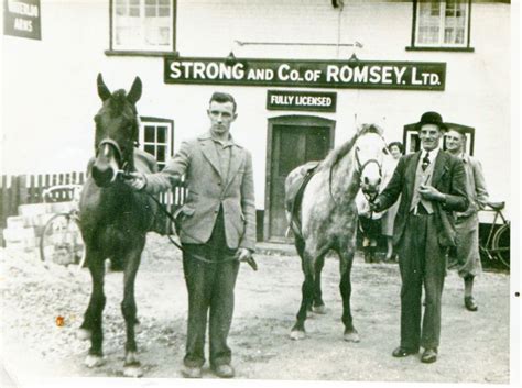 Ted Penny at the Waterloo Arms, Lyndhurst, after winning the point to point – New Forest Knowledge