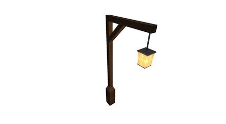 Second Life Marketplace - Wooden Lamp Post
