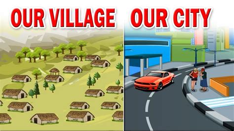 Difference Between City and Village - NCERT Books