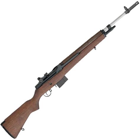 Springfield M1A National Match Walnut 308 Winchester 22in Black Semi Automatic Modern Sporting ...