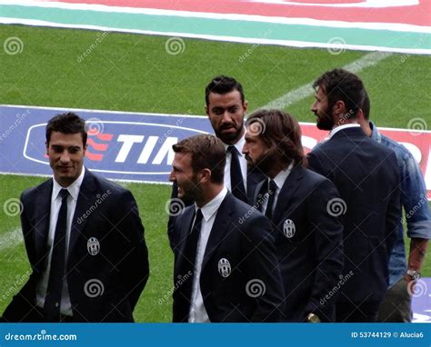 Juventus Players in Suits editorial stock image. Image of football - 53744129