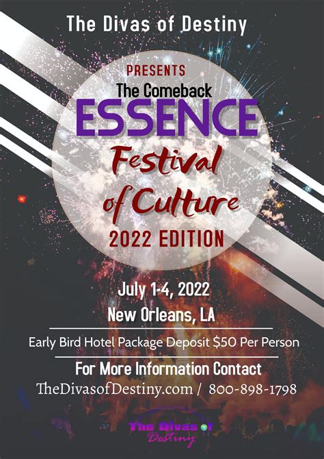 Essence Festival of Culture 2022 Tickets in New Orleans, LA, United States