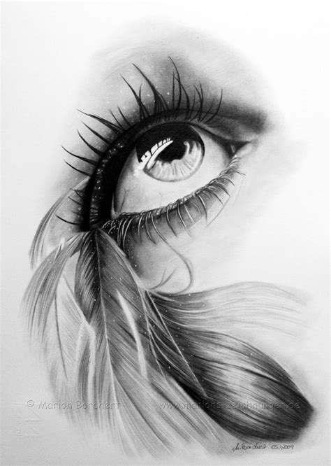 Feathered Eye by witchi1976 | Art, Art inspiration, Drawings