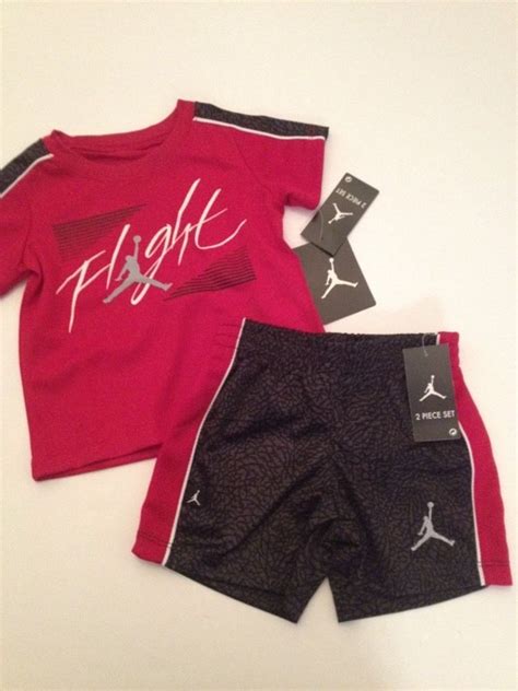 #nike air jordan #baby #boy outfit set shirt shorts size 12 18 24 ...