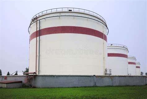 Fuel Oil Tanks stock image. Image of industries, china - 26294131