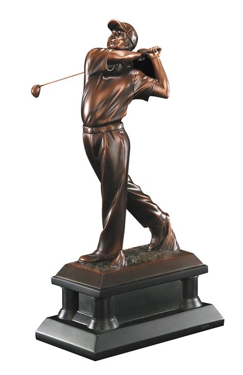 Resin Male Golf Trophy