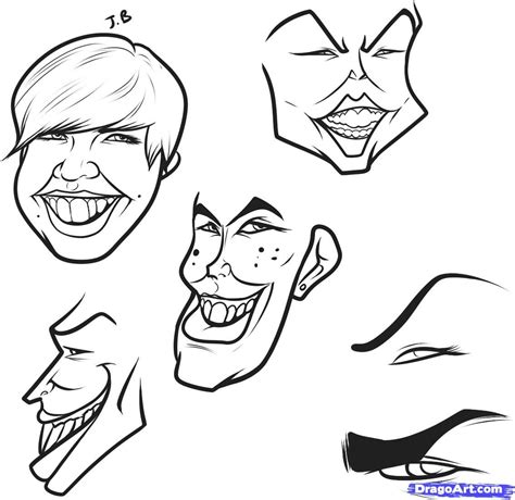 How to Draw a Caricature, Step by Step, Caricatures, People, FREE Online Drawing Tutorial, Added ...