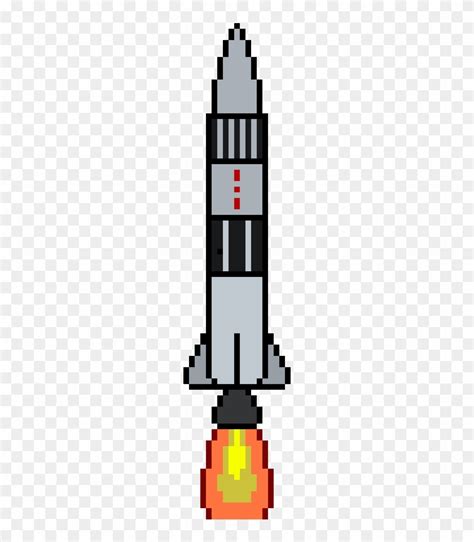 Missile Clipart Pixel - Rocket Pixel Art Png - Free Transparent PNG Clipart Images Download